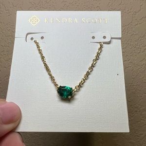 Kendra Scott Cailin Gold in Green Crystal